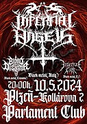 INFERNAL ANGELS
Black metal(Italy)
BLOOD AND DISASTER
Black metal(Colombia)
INFERNAL CULT
Black metal(Cz)
Start:20:00h
Klub se otevírá v 18:00h...